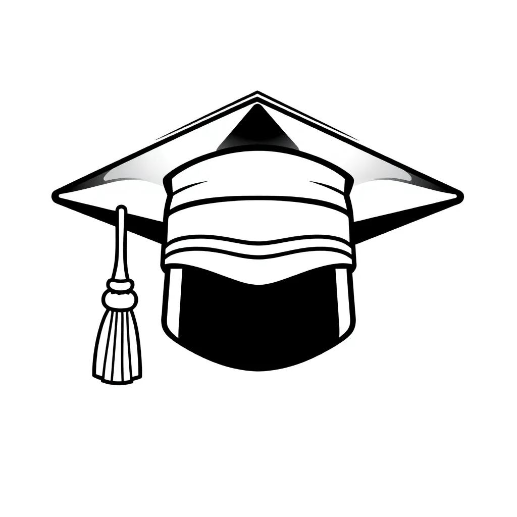 Coloring Pages Graduation Cap