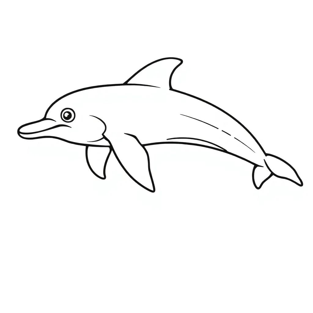 Coloring Pages Of A Dolphin Coloring Pages Of A Dolphin