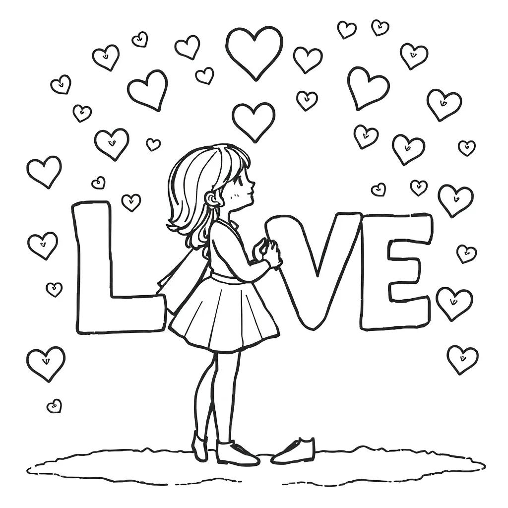 Coloring Pages About Love