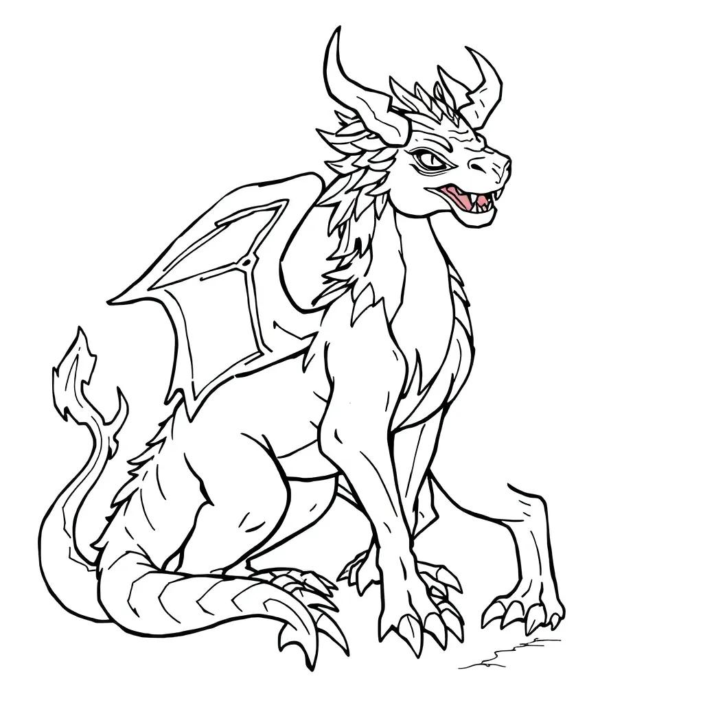 Coloring Pages Mythical Creatures