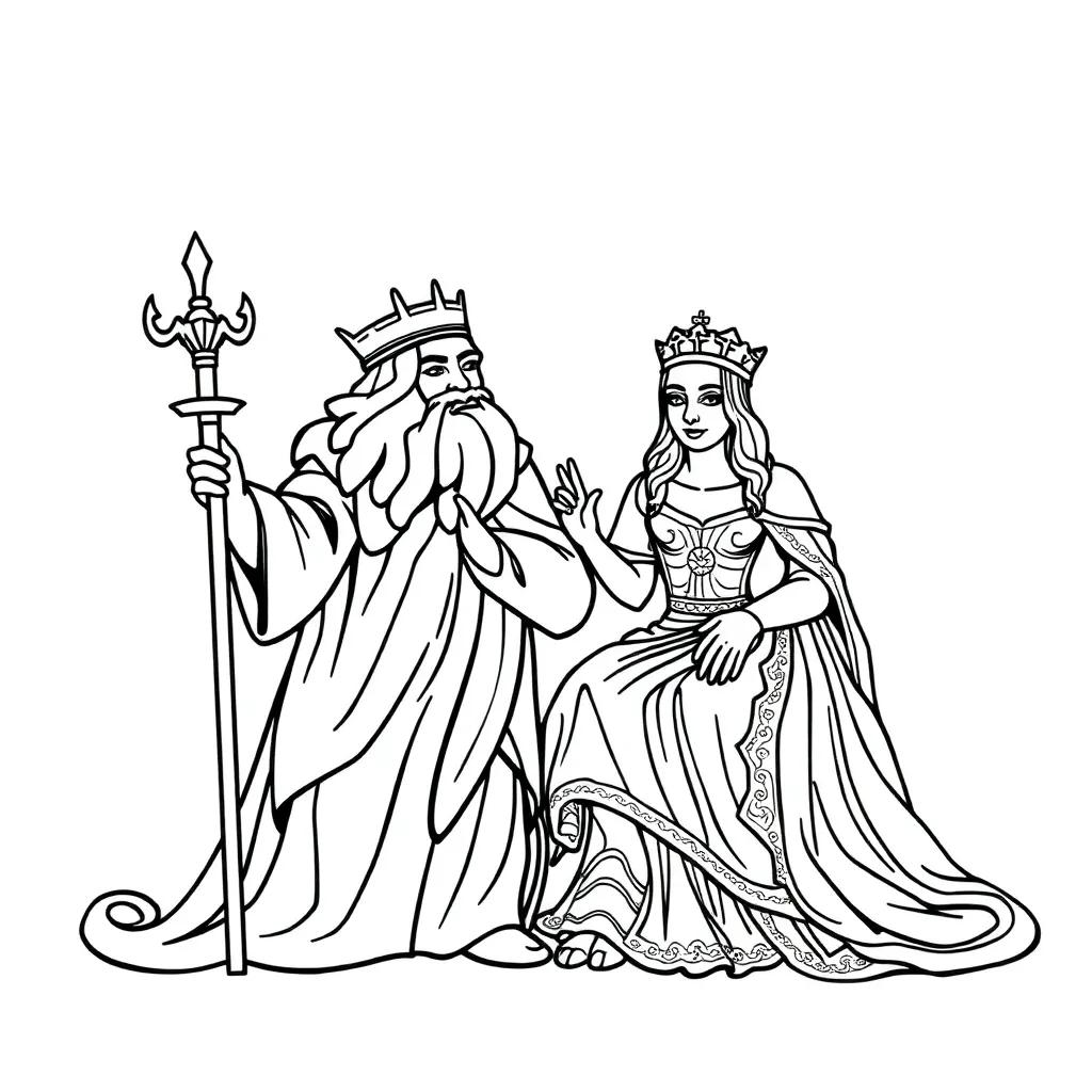 Coloring Pages King And Queen Coloring Pages King And Queen