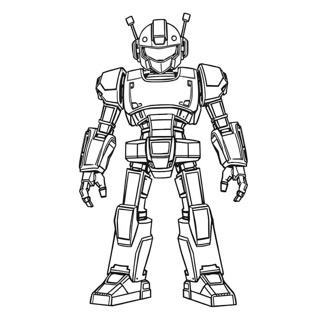 Coloring Pages Of Robots Coloring Pages Of Robots