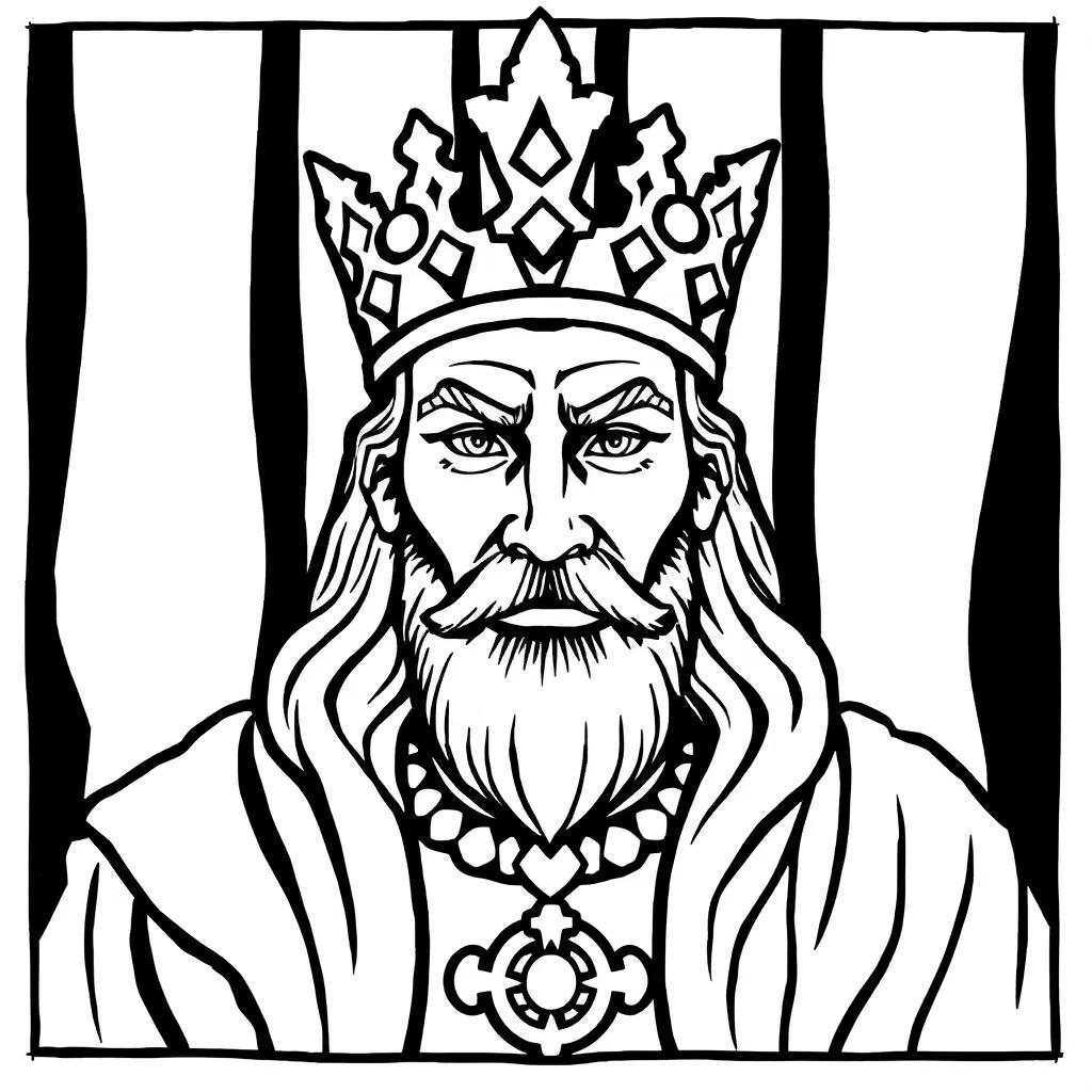 Coloring Page Of A King Coloring Page Of A King