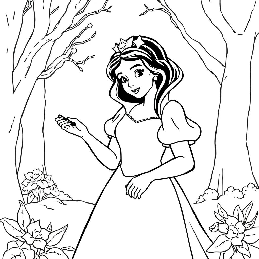 Coloring Page Snow White