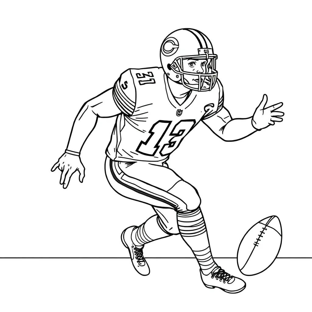 Coloring Pages Of Nfl Players