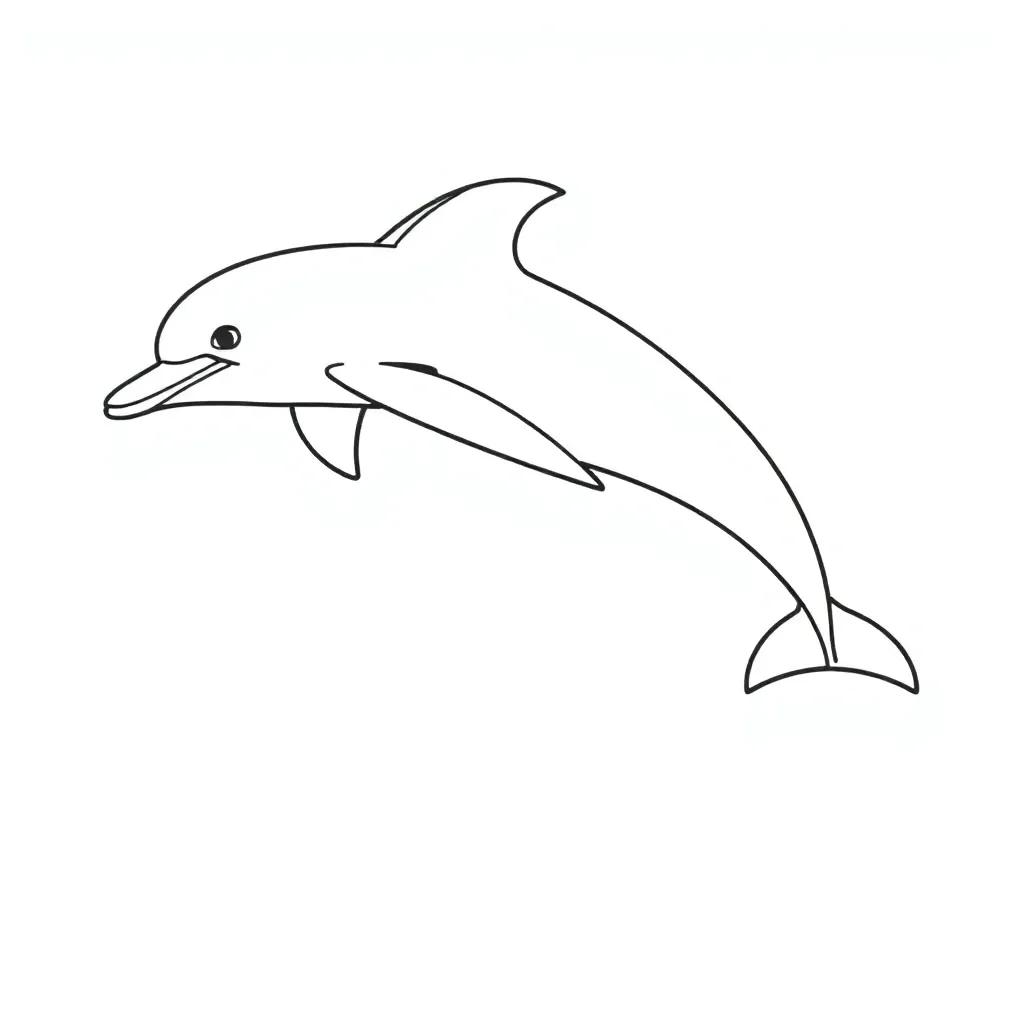 Coloring Pages Dolphins Printable
