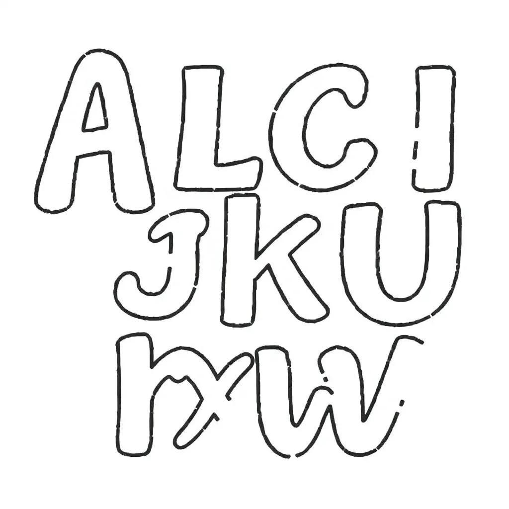 Coloring Pages Alphabet Letters