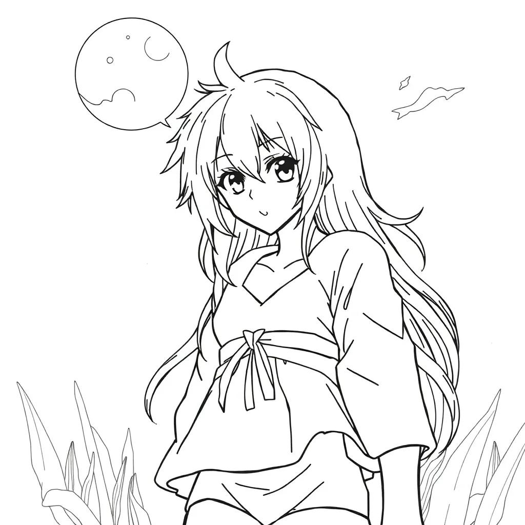 Coloring Pages For Anime