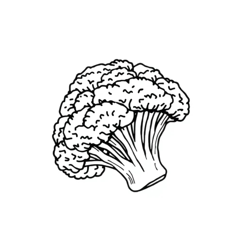 Coloring Pages Of Broccoli
