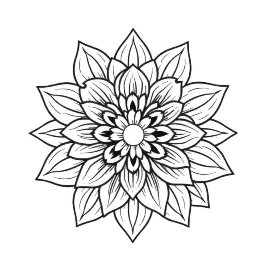 Coloring Pages Of Flower Designs