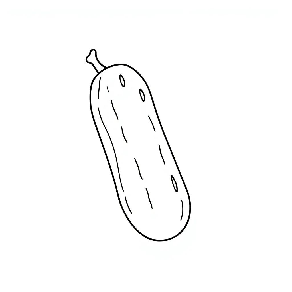 Coloring Page Of A Pickle Coloring Page Of A Pickle