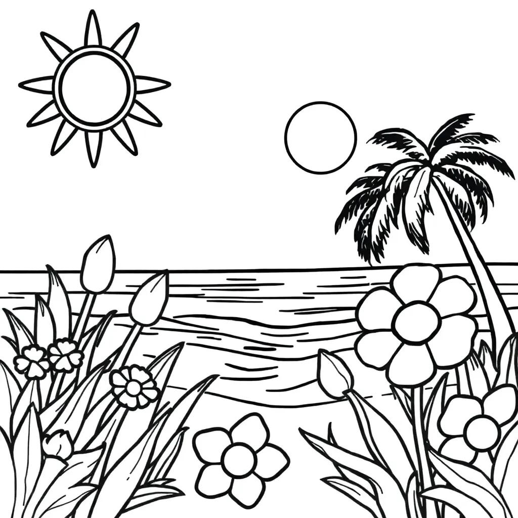 Coloring Pages For The Summer