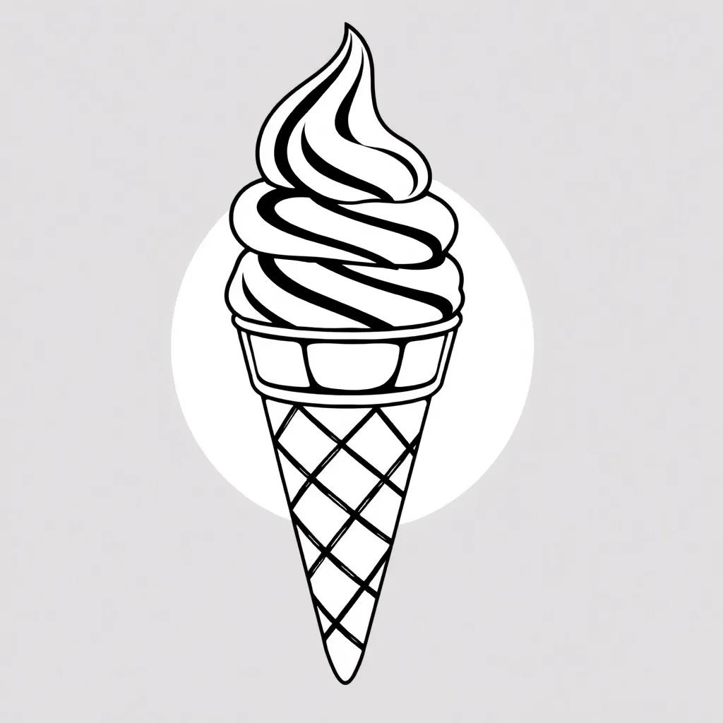 Coloring Pages Ice Cream Cone Coloring Pages Ice Cream Cone