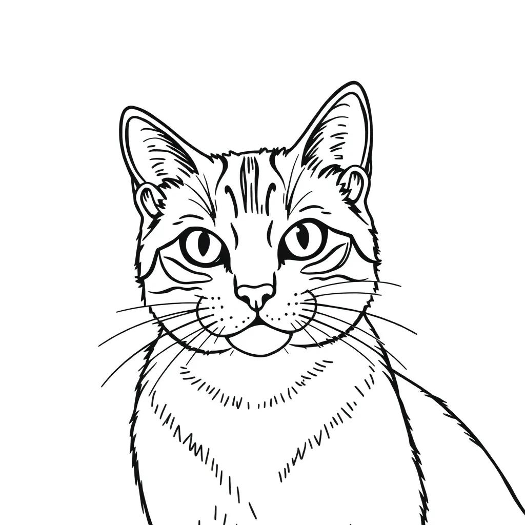 Coloring Pages Of A Cat