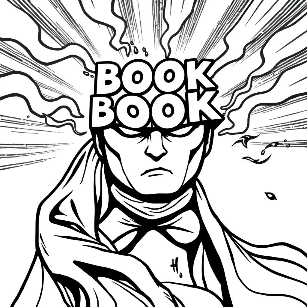 Comic Book Coloring Page