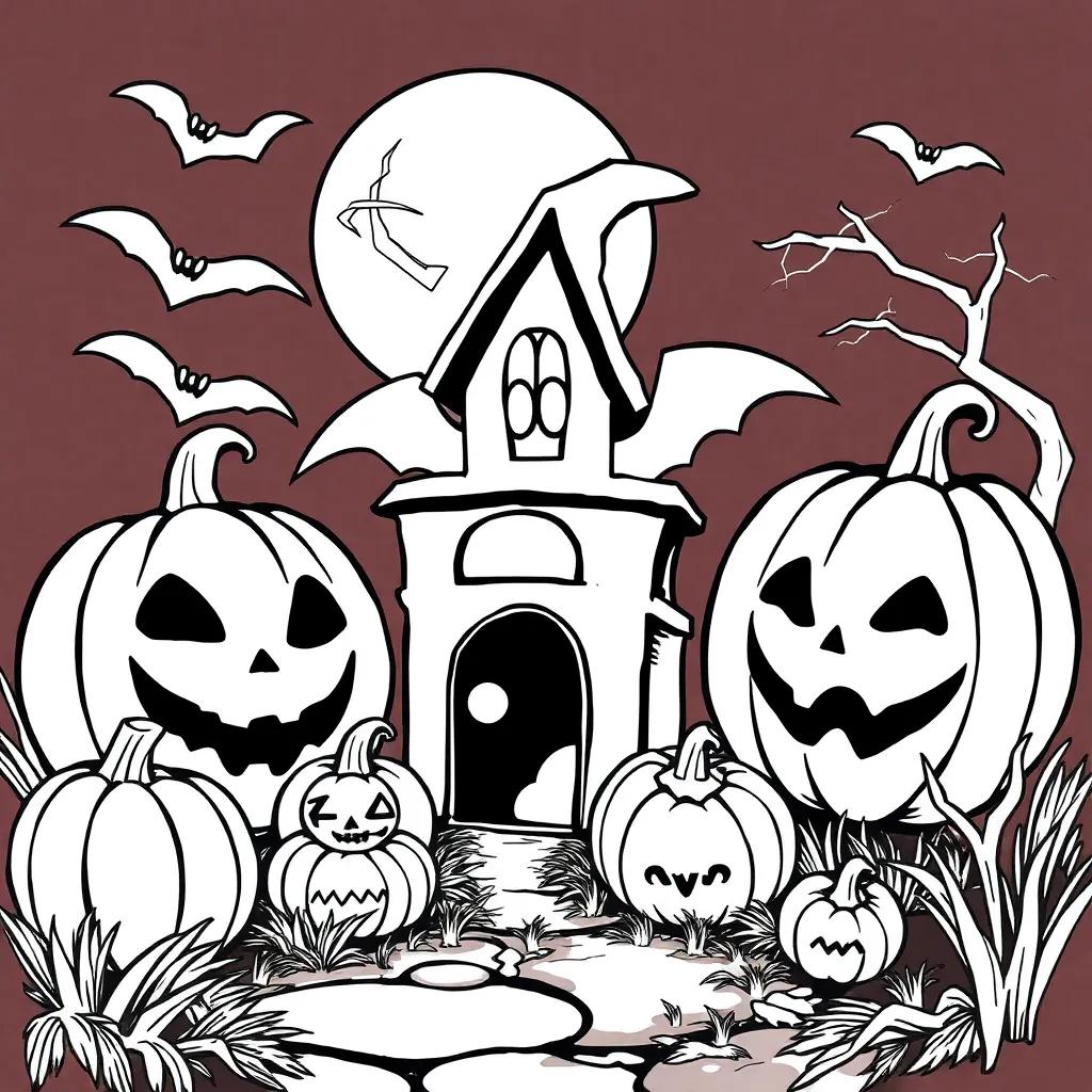 Cool Halloween Coloring Pages