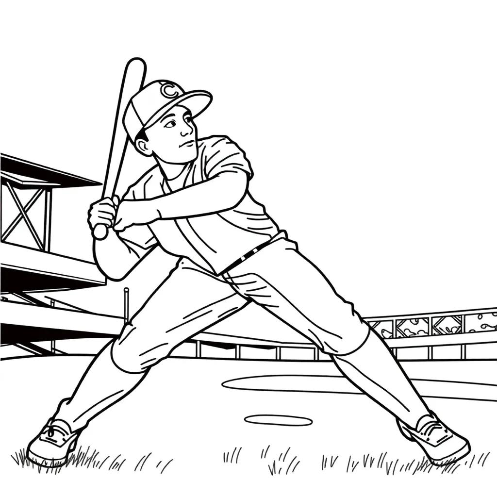 Cool Baseball Coloring Pages Cool Baseball Coloring Pages