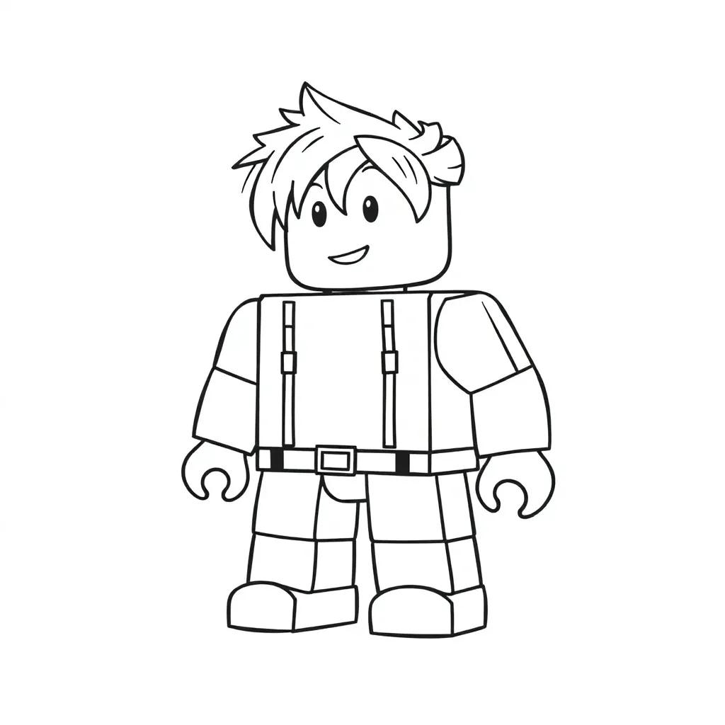 Cute Roblox Coloring Pages