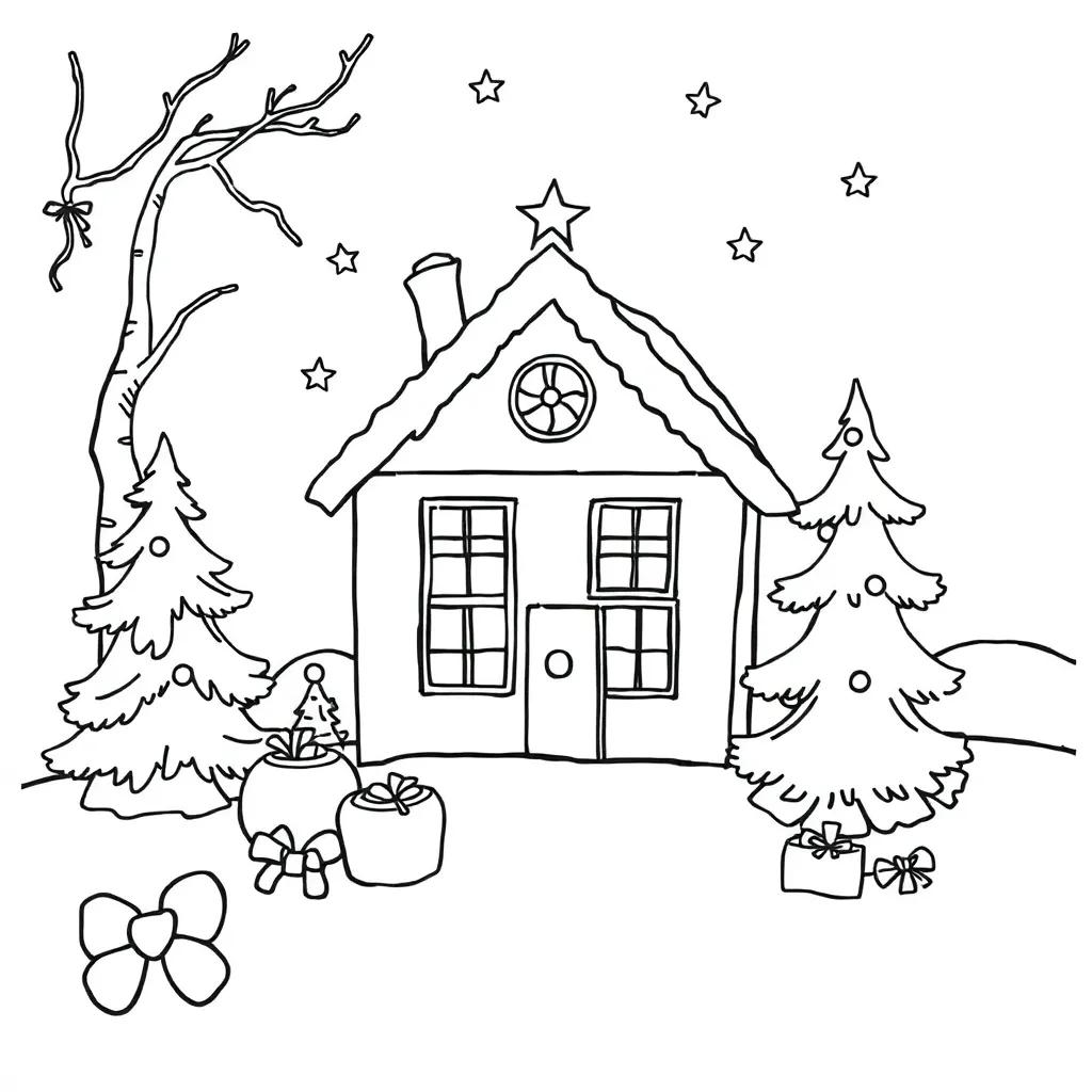 Cute Holiday Coloring Pages