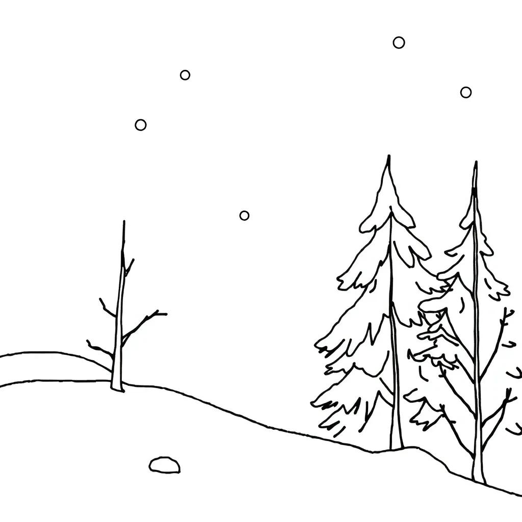 Cute Coloring Pages Winter