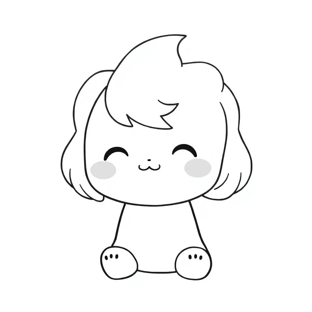 Cute Kawaii Drawings Coloring Pages