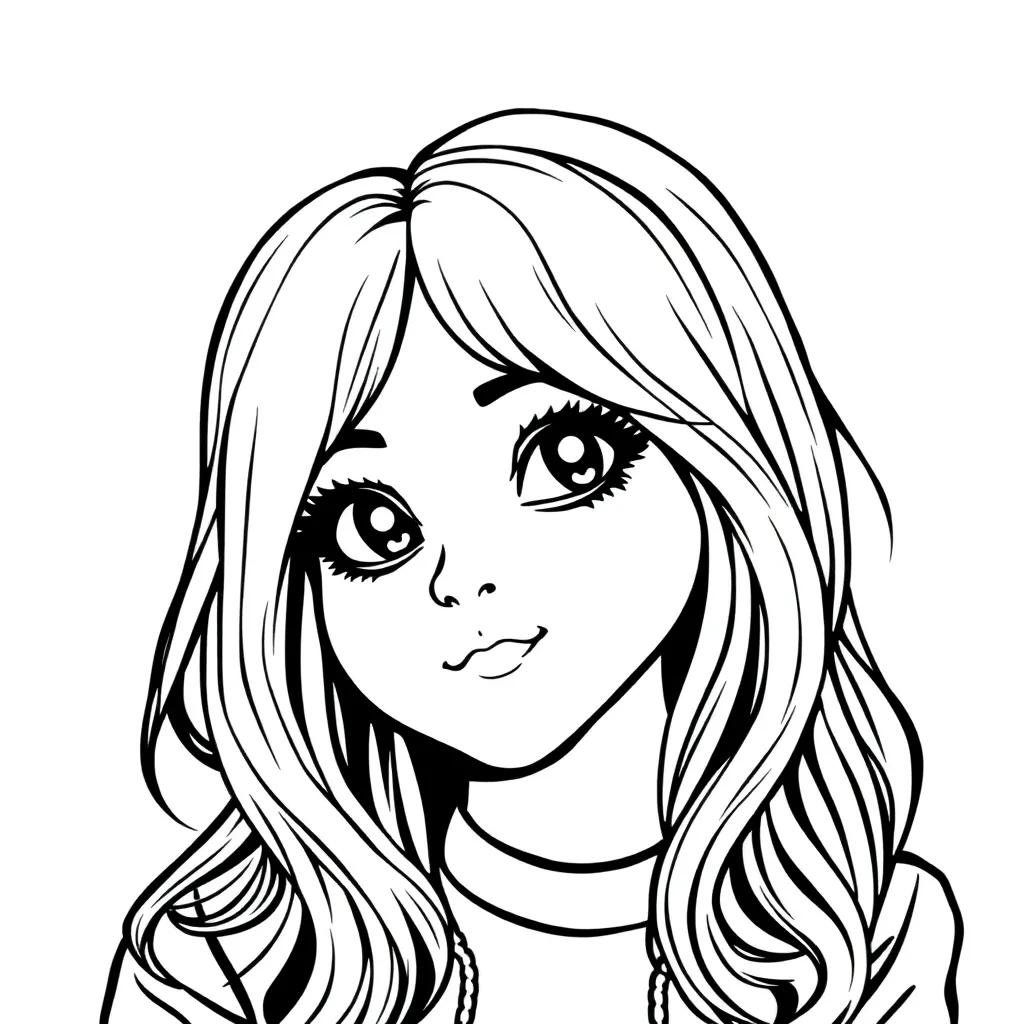 Cute Teenage Coloring Pages Cute Teenage Coloring Pages