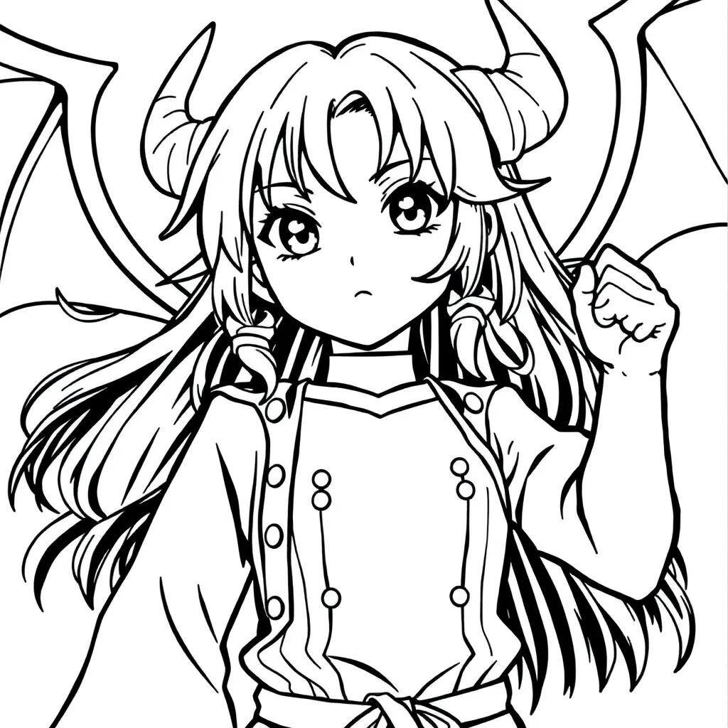 Demon Slayer Nezuko Coloring Pages