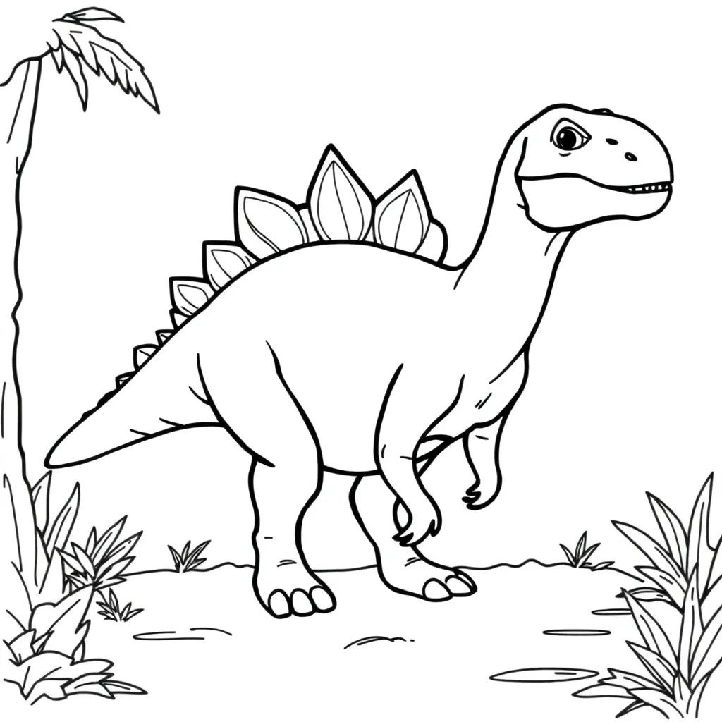 Dinosaur Coloring Pages For Kids