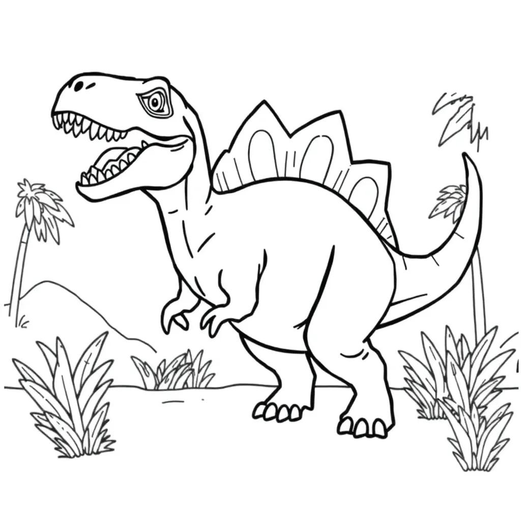 Dinosaur Coloring Pages For Preschoolers Dinosaur Coloring Pages For Preschoolers