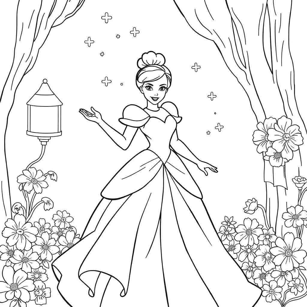 Disney Coloring Pages Cinderella Disney Coloring Pages Cinderella