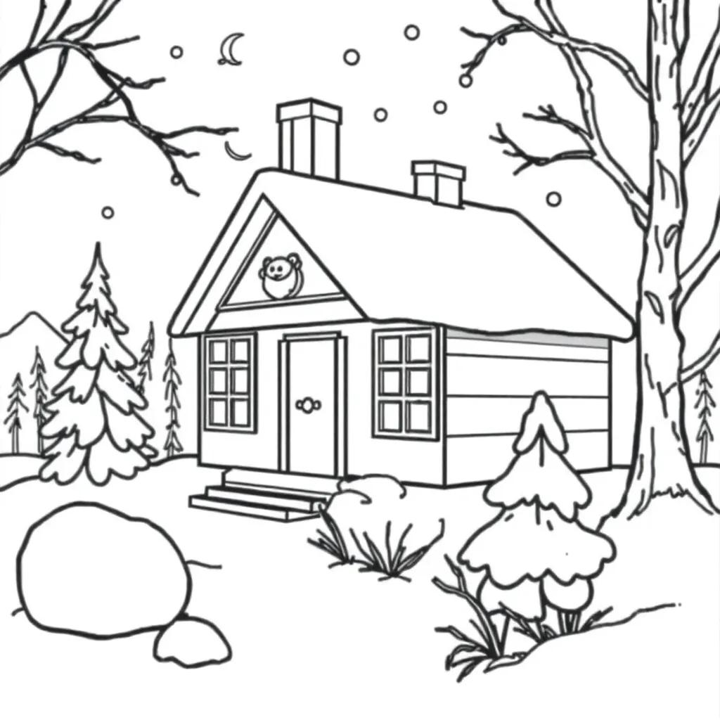 Disney Winter Coloring Pages
