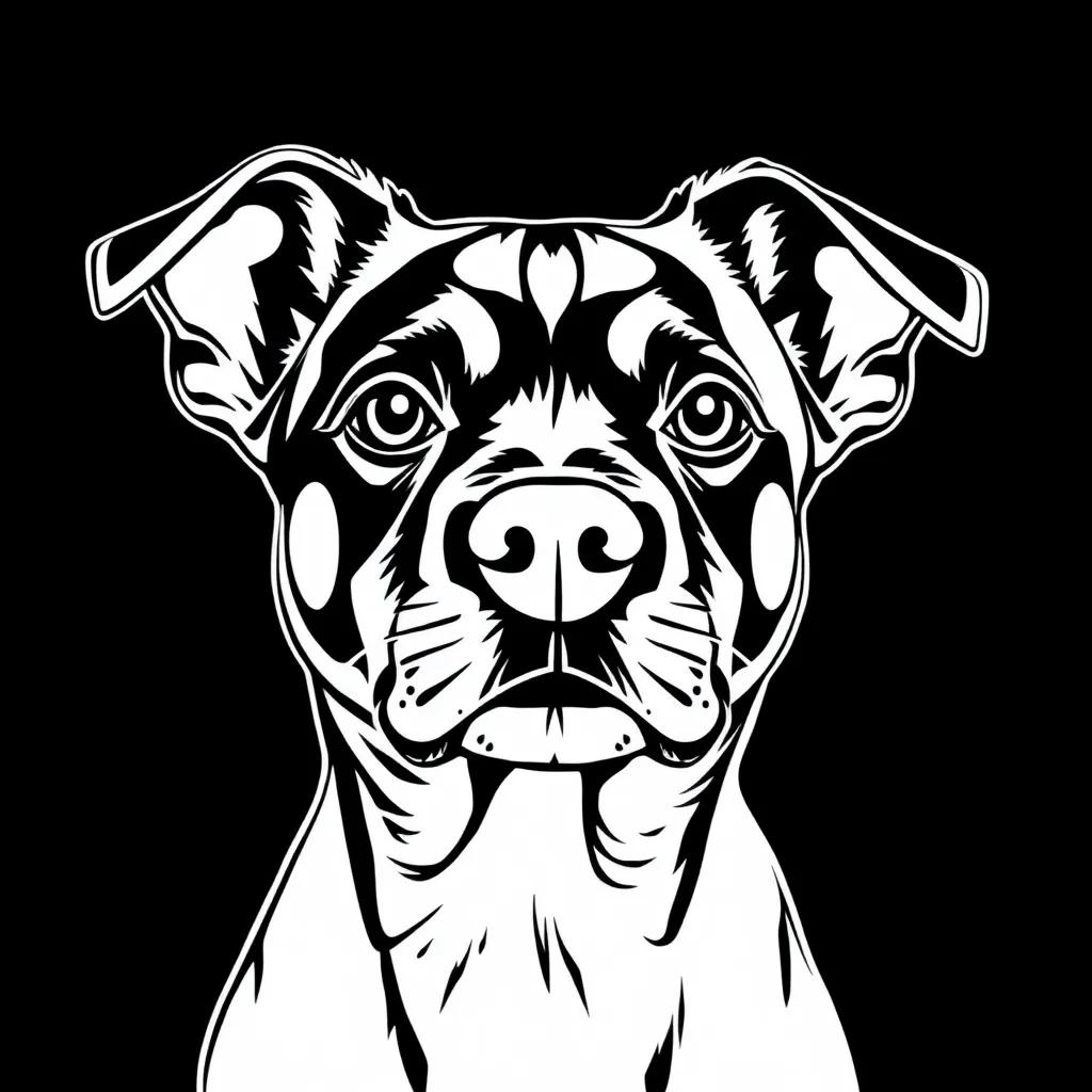 Dog Color Page Printable