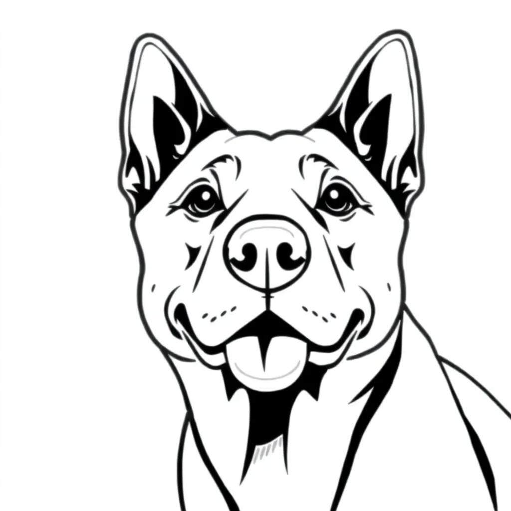 Dogman Coloring Pages Free