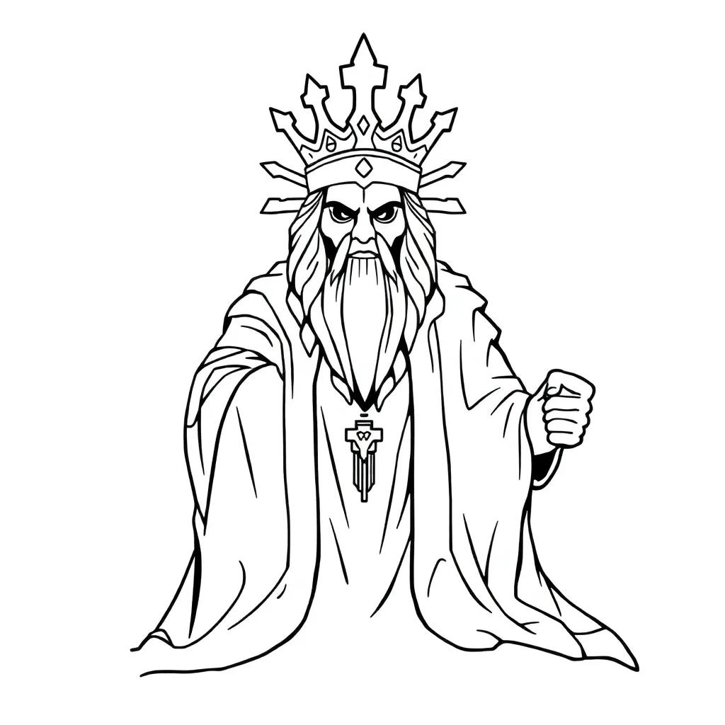 Dominus Rex Coloring Page