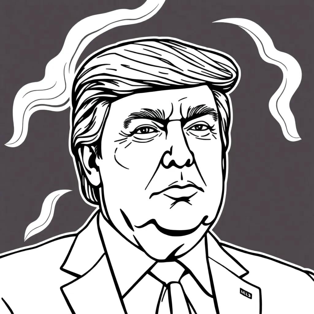 Donald Trump Coloring Pages