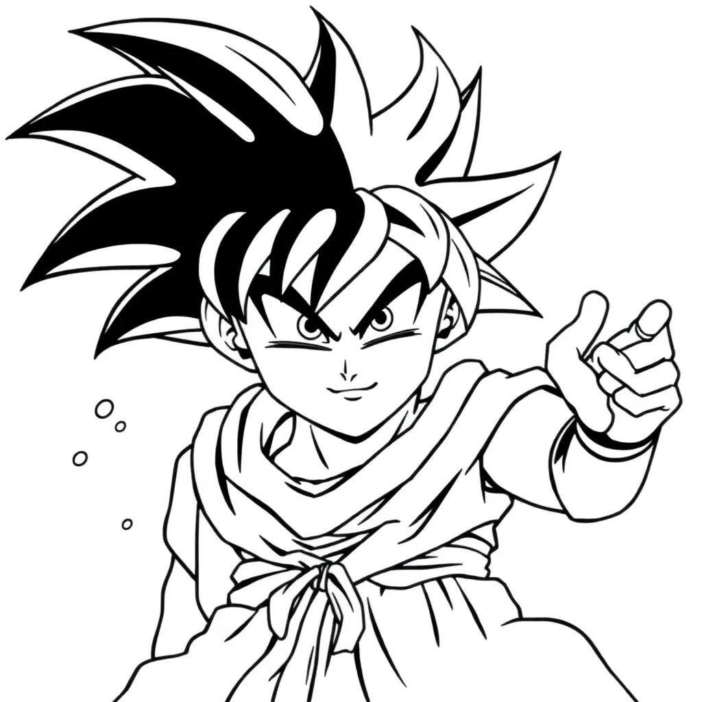 Dragon Ball Z Coloring Pages Free