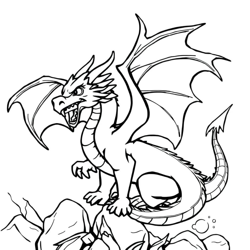 Dragon Coloring Pages Printable Free