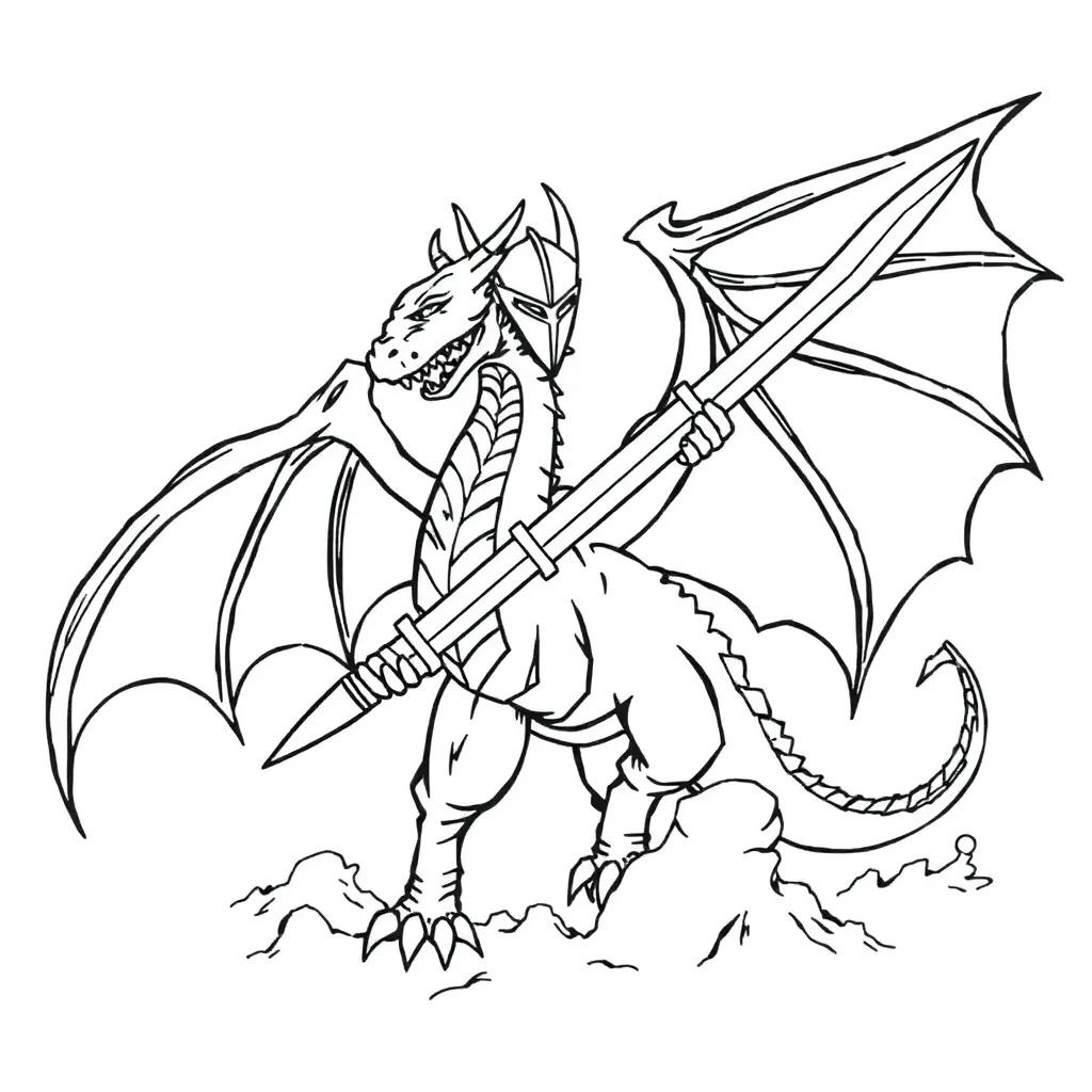 Dragon Knight Coloring Pages