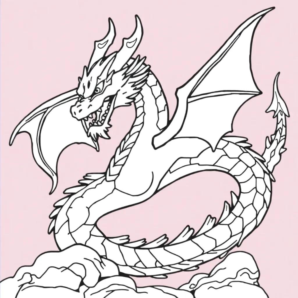 Dragon Coloring Pages For Free