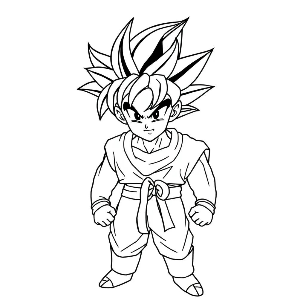 Dragon Ball Coloring Pages Printable