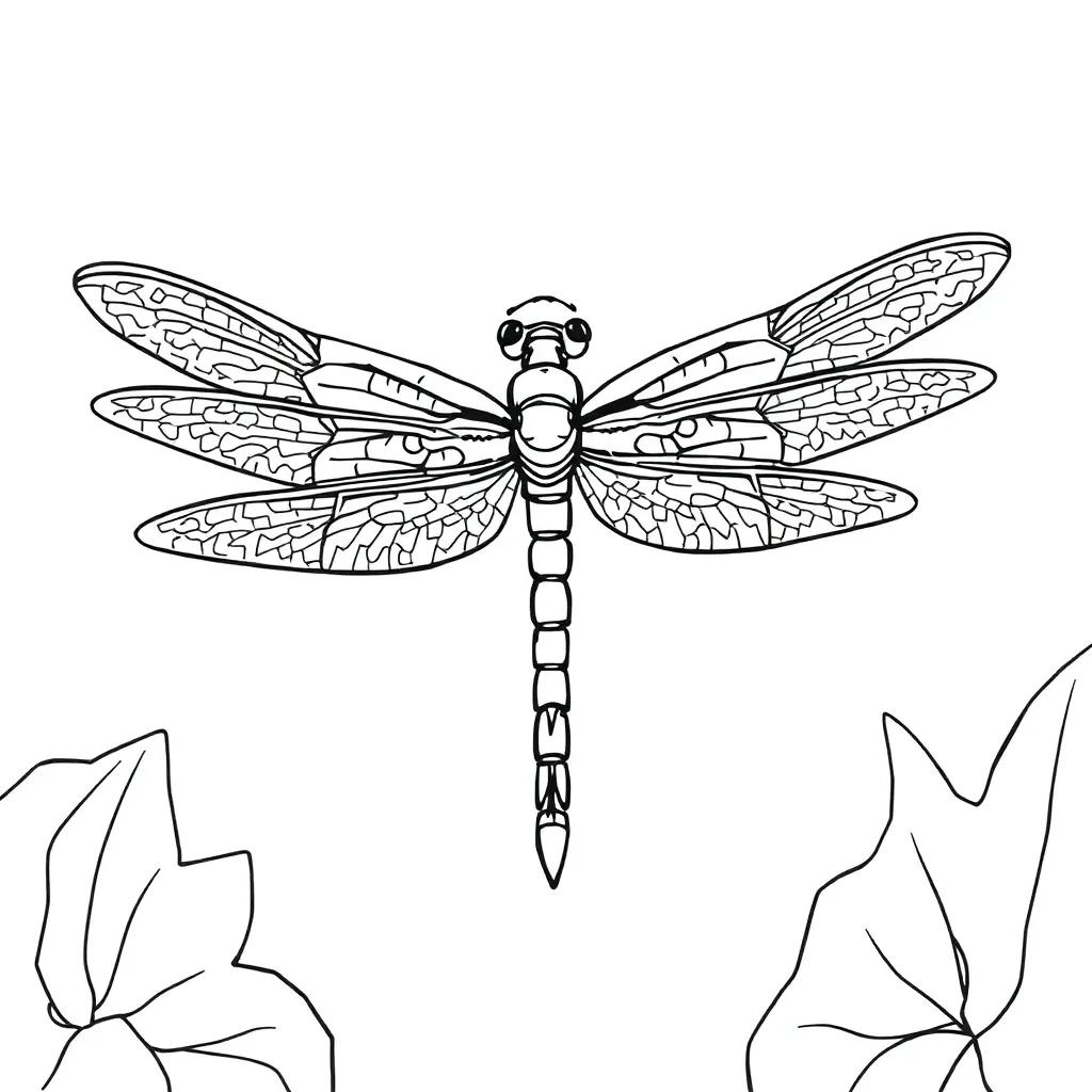 Dragonfly Coloring Pages Printable