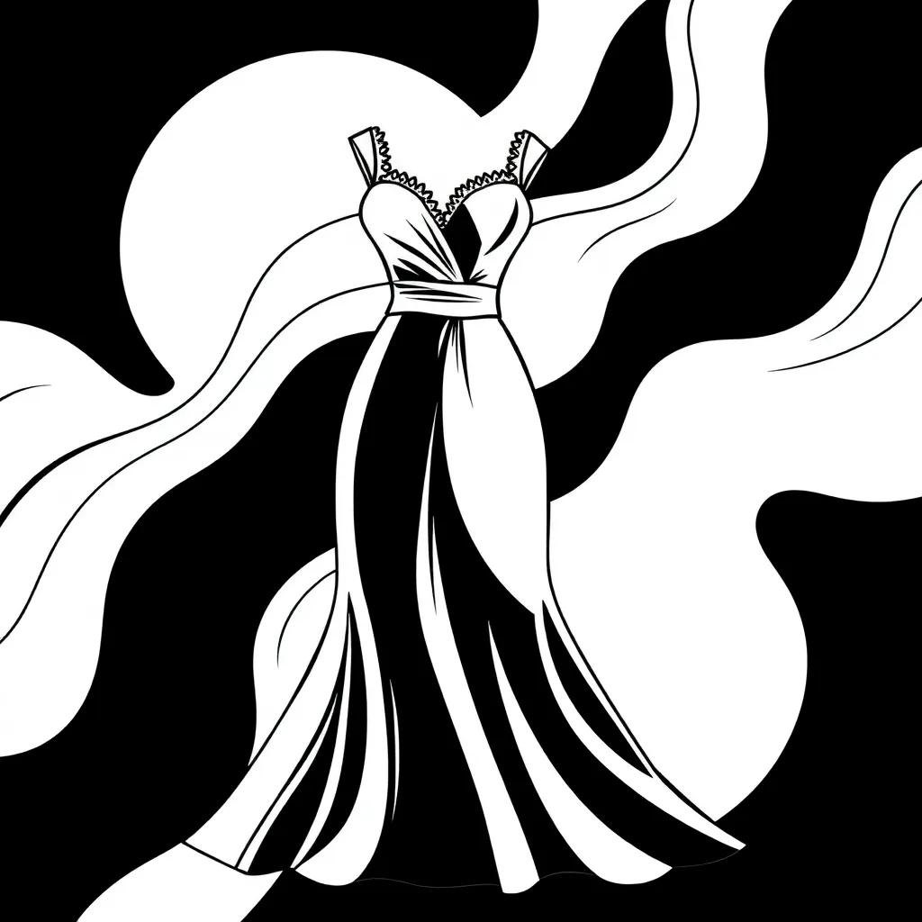 Dress Coloring Pages For Adults
