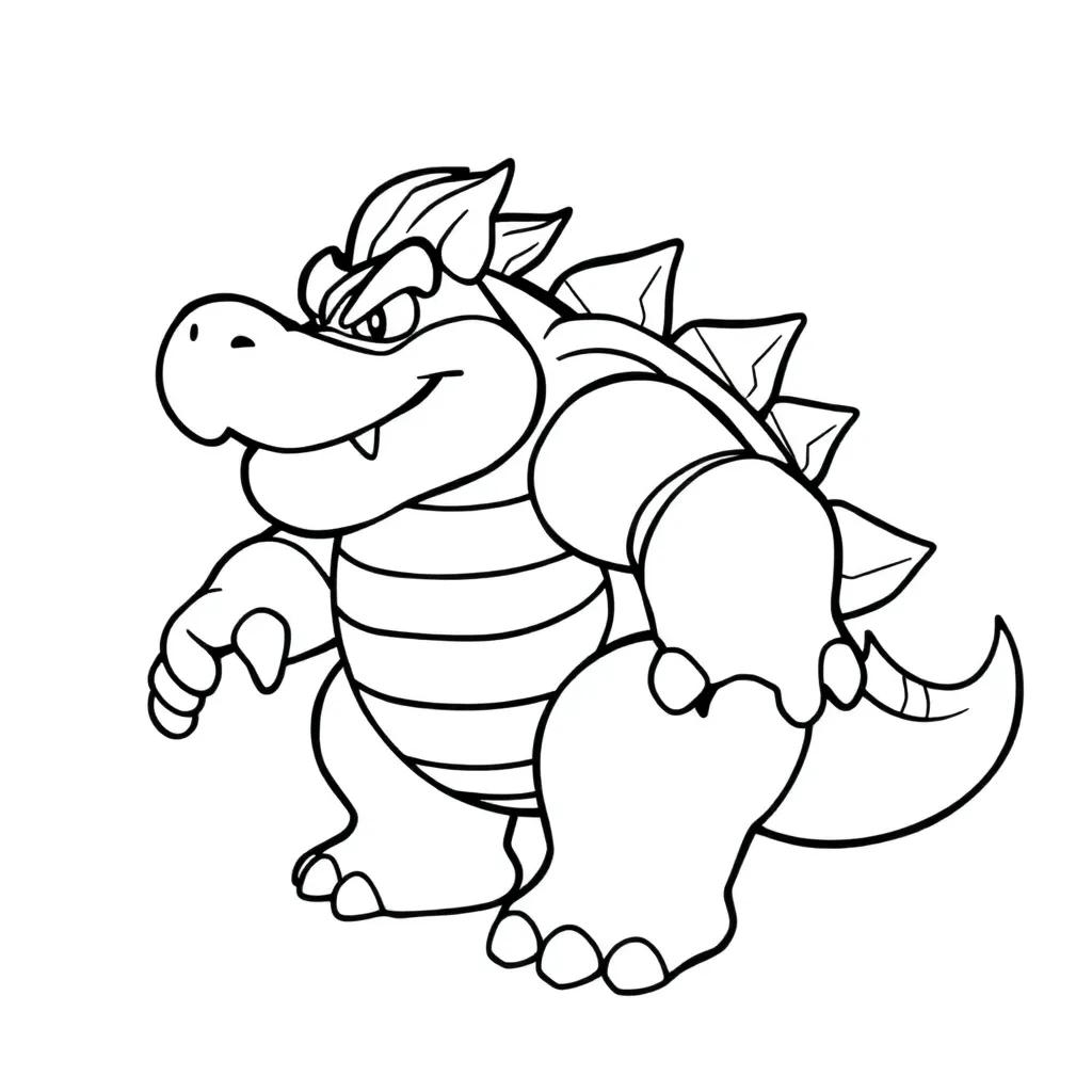 Dry Bowser Coloring Pages Dry Bowser Coloring Pages