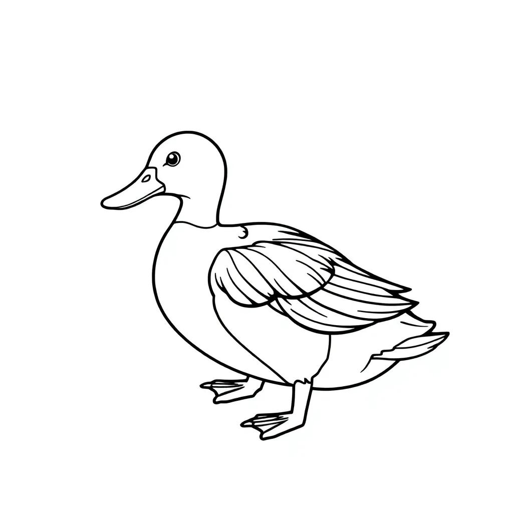 Duck Coloring Pages Printable