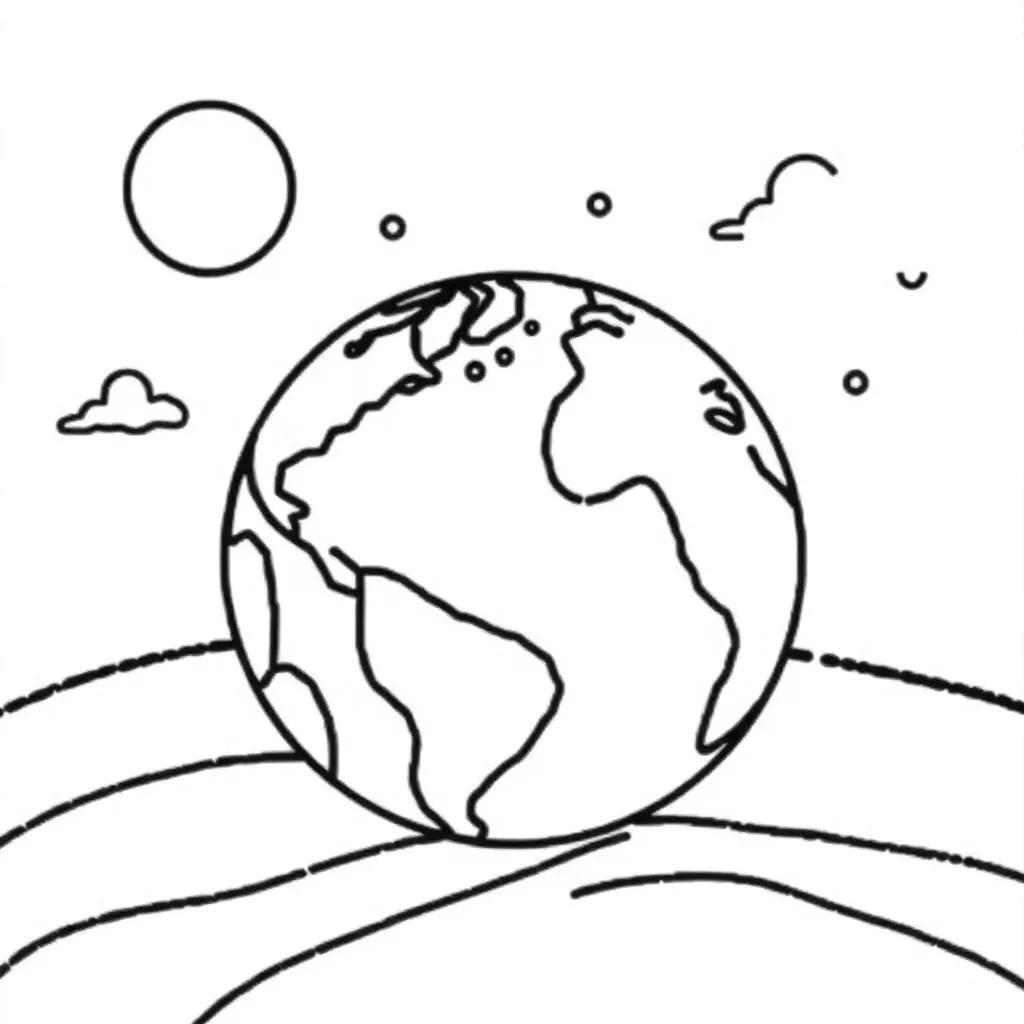 Earth Day Coloring Pages For Kids
