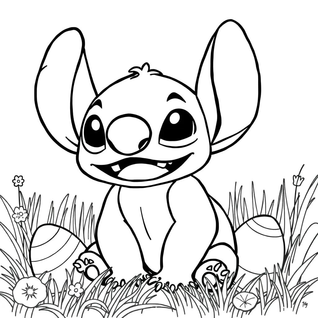 Easter Stitch Coloring Pages