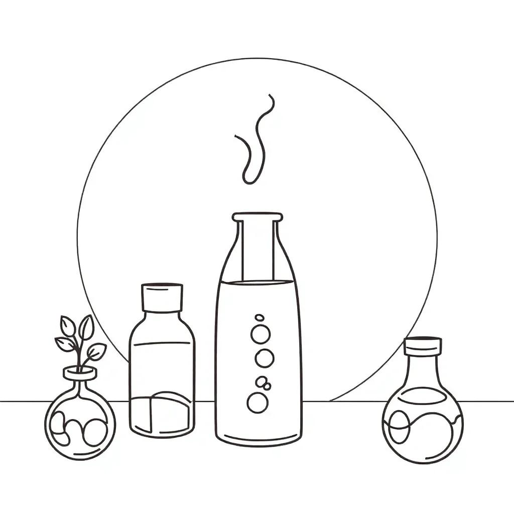 Easy Science Coloring Pages