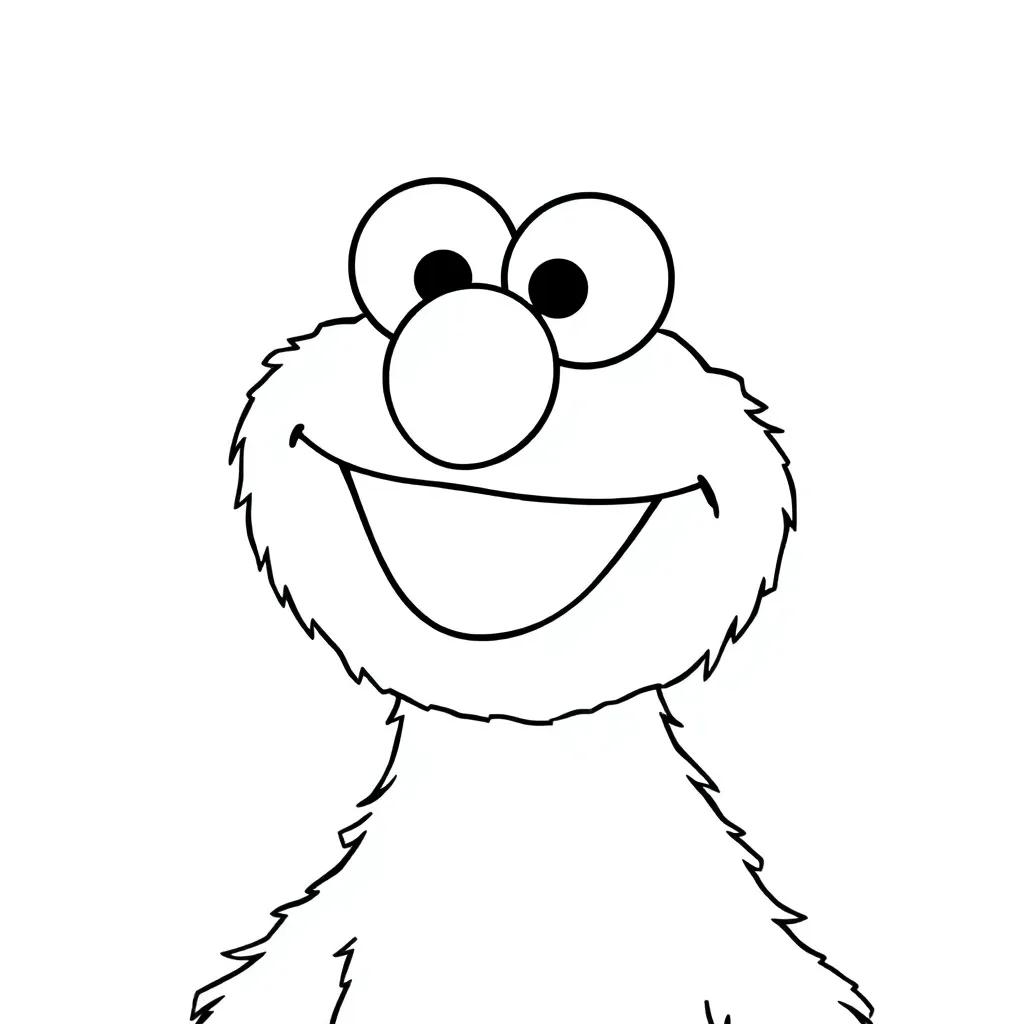 Elmo Coloring Pages Printable Free