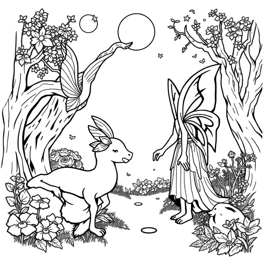 Fairy Tales Coloring Pages