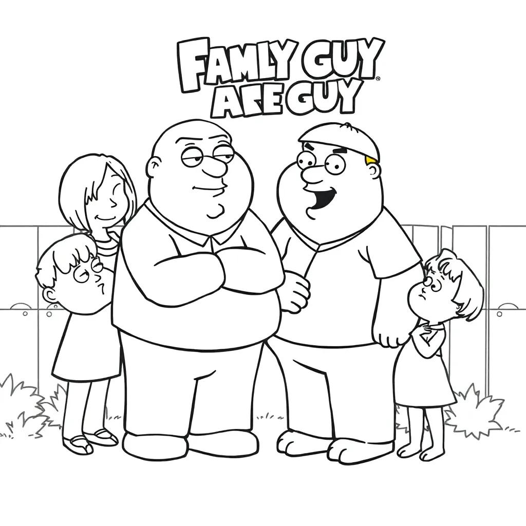 Family Guy Color Page